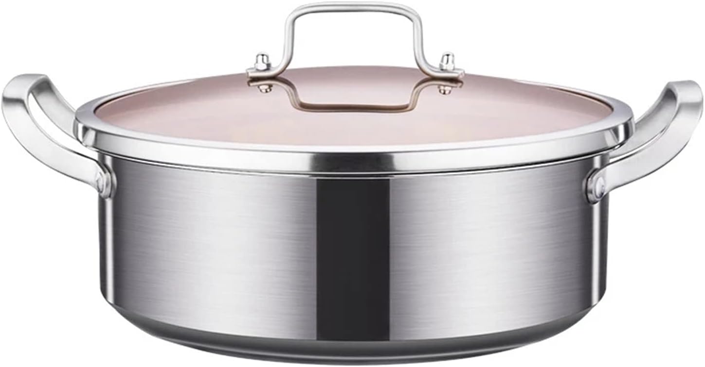 Stainless steel two flavors hot pot special for induction cooker pots for cooking soup dumpling noodles