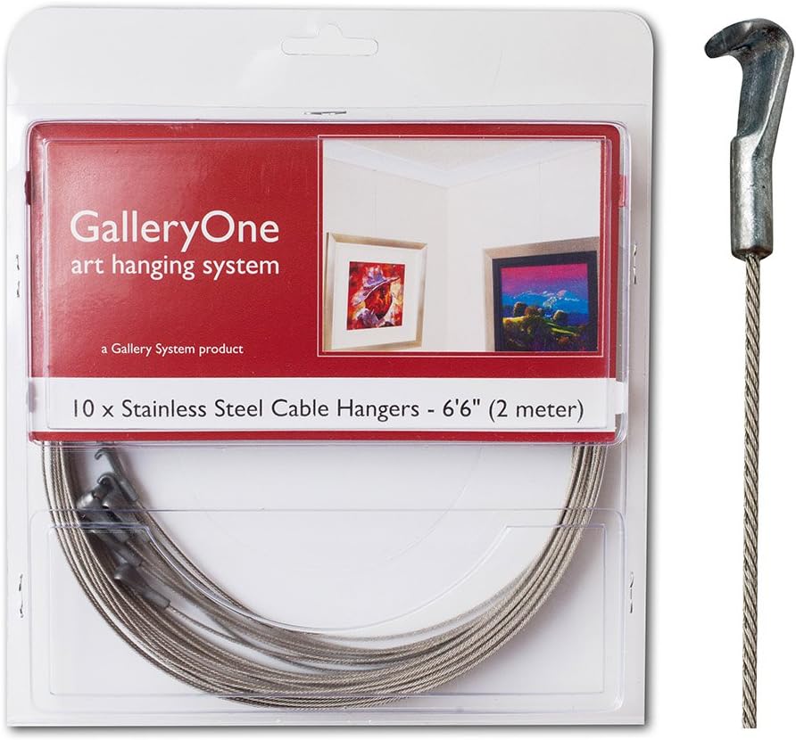 Add-On Hangers for GalleryOne Art Hanging System - Package of 10