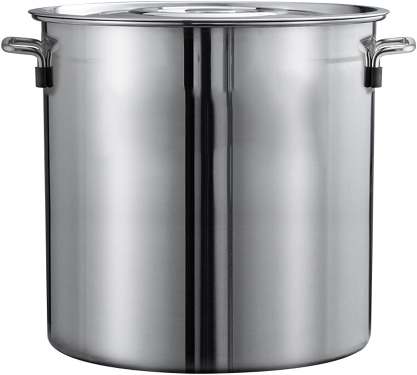Leak Proof Insulation 201 Stainless Steel Soup Bucket Sealed Bucket Transportation Bucket Wine Tank with Tap for Water Milk Tea Milk Storage Bucket,00150X50Cm