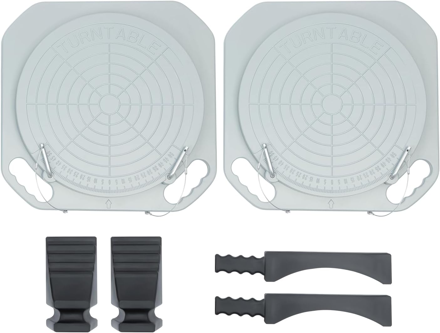 5 Ton Wheel Alignment Turn Plates Car Truck, Turntable Wheel Alignment Tool, 360° Rotating Turn Plate Table Car Truck Front End Wheel Alignment Turn Plate Tool for Car Truck