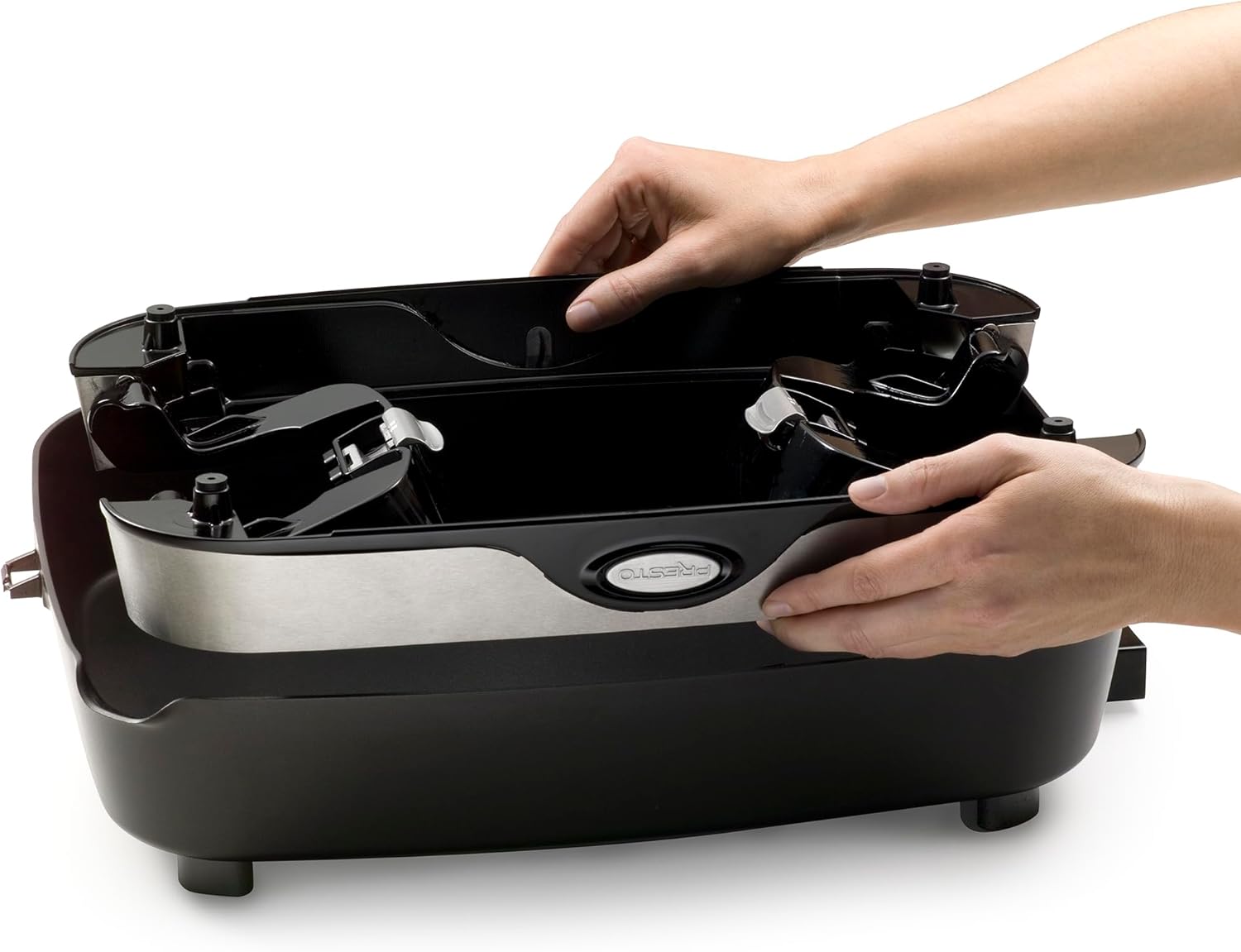 Presto 06857 16-inch Electric Foldaway Skillet, Black