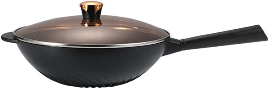 Aluminium Alloy Non-stick Frying Pan Less Fume Household Induction Cooker Gas Universal