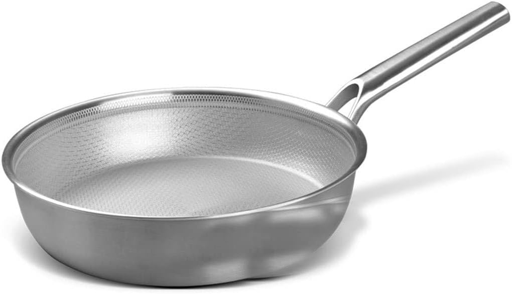 Nonstick Frying Pan 316 Stainless Steel Pan Kitchen Fried Steak Pot Wok Electromagnetic Furnace General