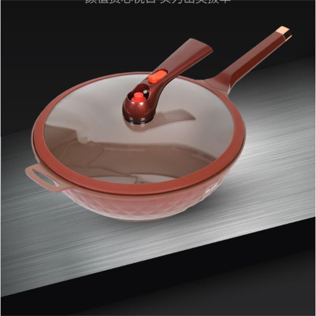 Non-stick Alloy Pan Frying and Sautéing For Home Use with Flat Bottom and Micro Pressure Cooker