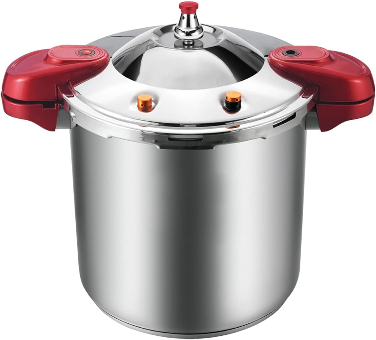 Large Capacity Commercial Cooking Pressure Cooker Stainless Steel Pressure Cooking Stove Induction Compatible, Easy to Clean