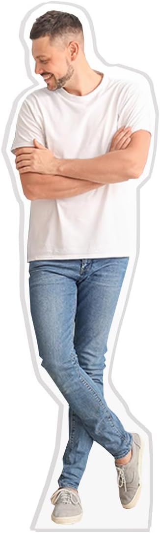 Build A Head - Life Size Cutout - Custom Vinyl Cardboard Stand Up - Personalized Photo Stand Up for Wedding Décor - Life Size Cut Out for Party Décor, Birthday Decoration, Event and Celebration (5ft.)
