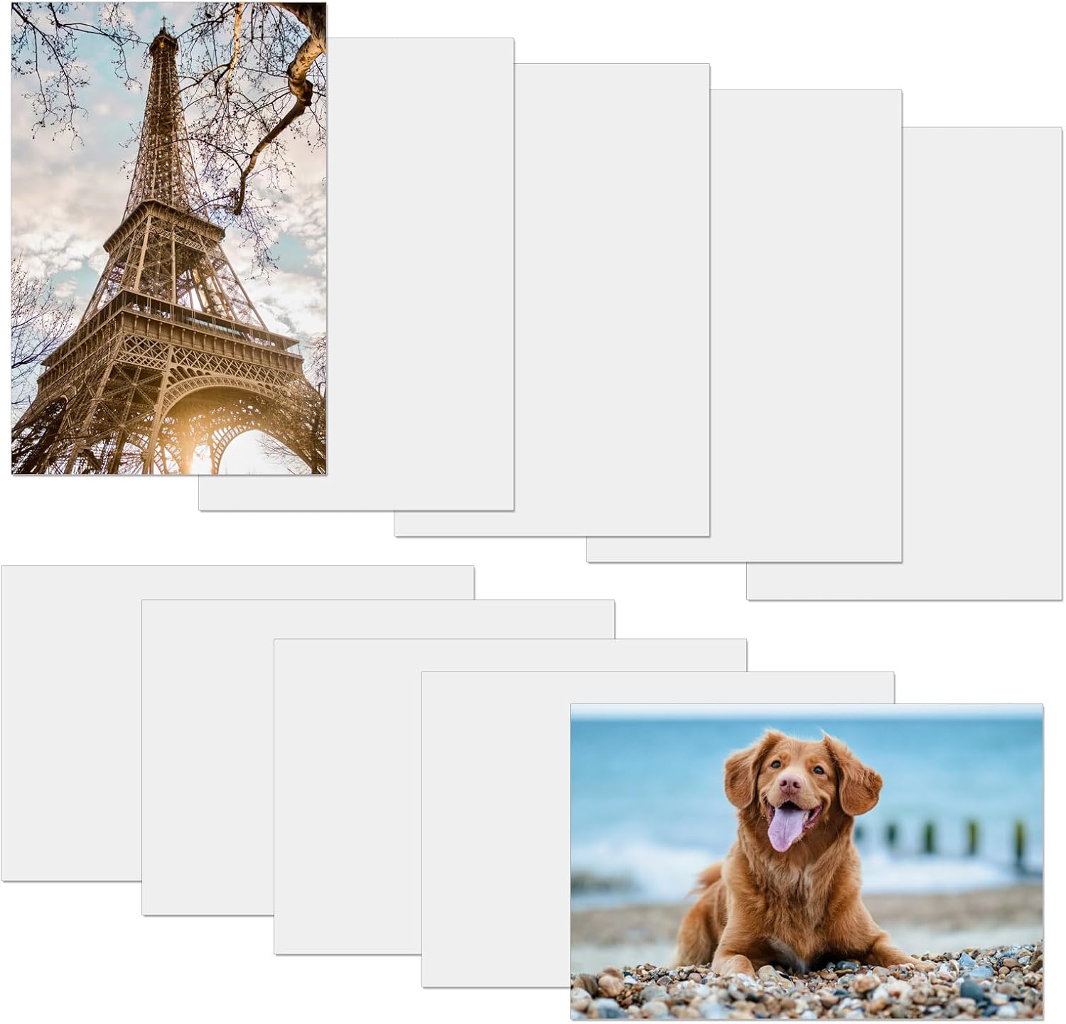 ToBeAce 20 Pcs Sublimation Metal Photo Blanks 12