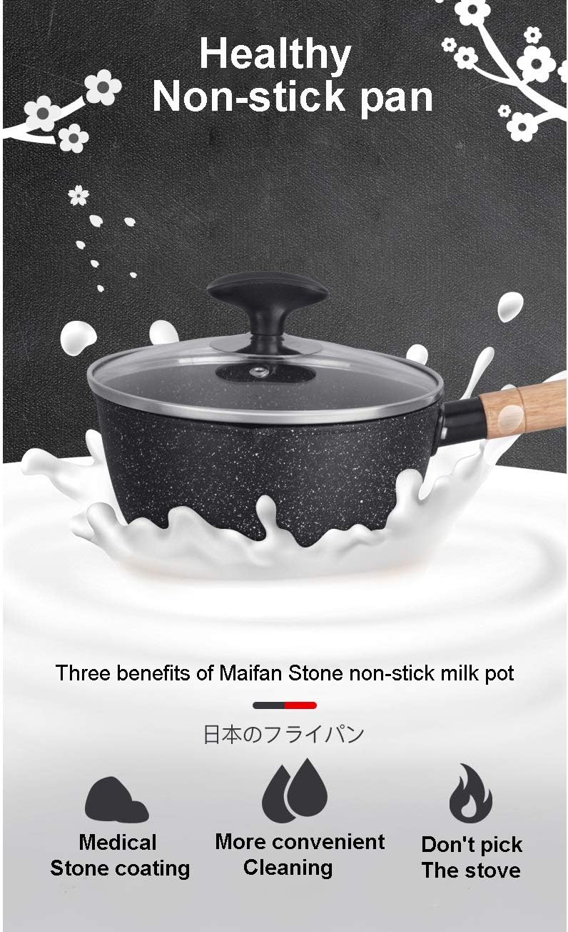 Cooking Pots and Pans Set Porridge Soup Ramen Milk Pot Non Stick Korean Breakfast Cookware Japanese Kitchen Utensils
