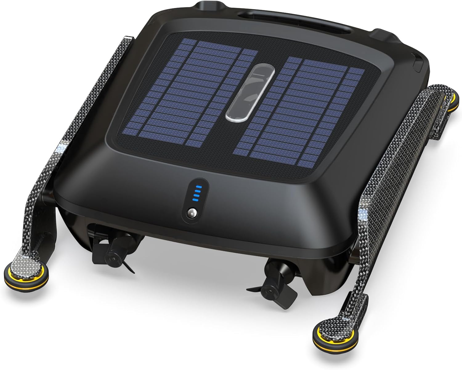 (2025 New) Robotic Solar Pool Skimmer Cleaner, Cordless Pool Surface Skimmer Robot with 24/7 Cleaning for All Pools Dual Charging Modes and Smart Obstacle Avoidance, Year-end Gift