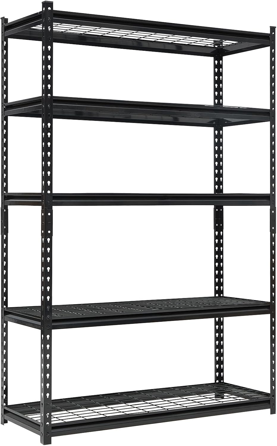 2200LBS Storage Shelving, 5 Tier Adjustable Storage Rack, Heavy Duty Garage Shelves for Kitchen Pantry Kitchen