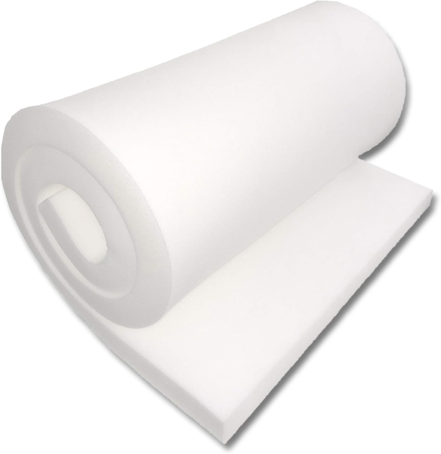 FoamTouch High Density 3'' Thickness x 34'' Width x 80'' Length Upholstery Foam Sheet
