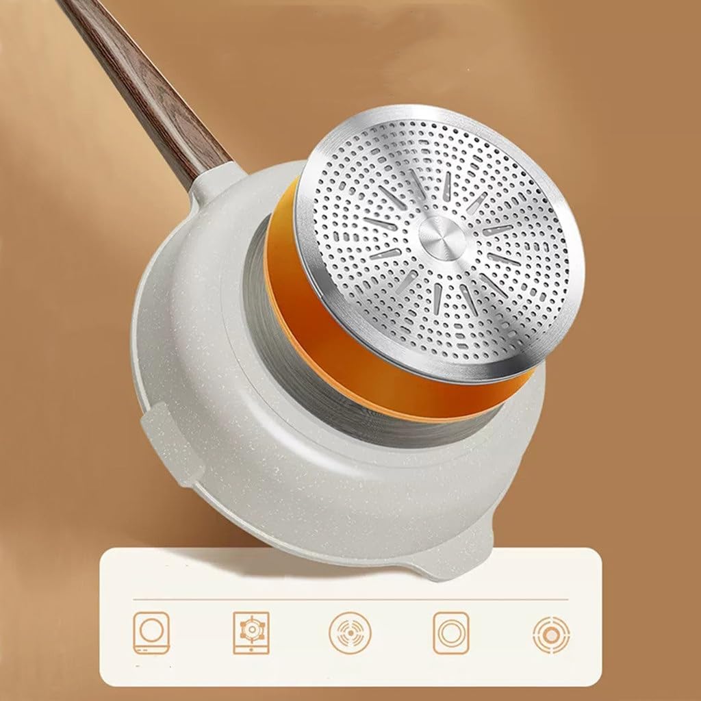 Non-stick Frying Pan Wok Household Steak Induction Cooker Gas Is Applicable