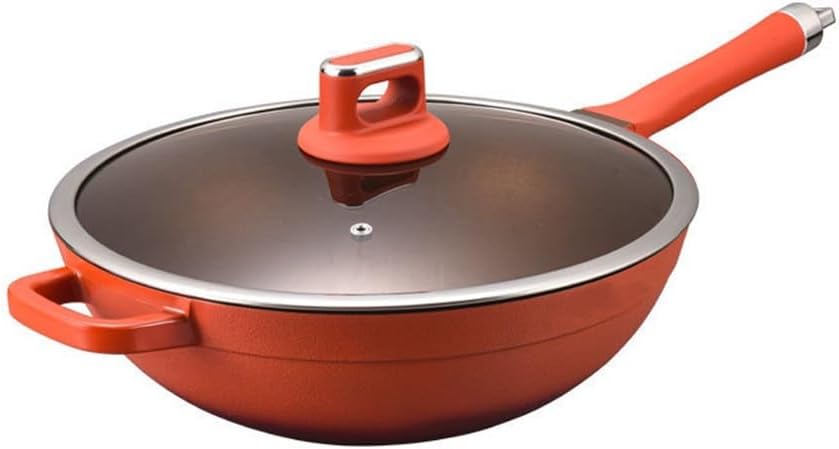 Non Stick Frying Pan, Uncoated Household Die-casting Integrated Universal Vegetable