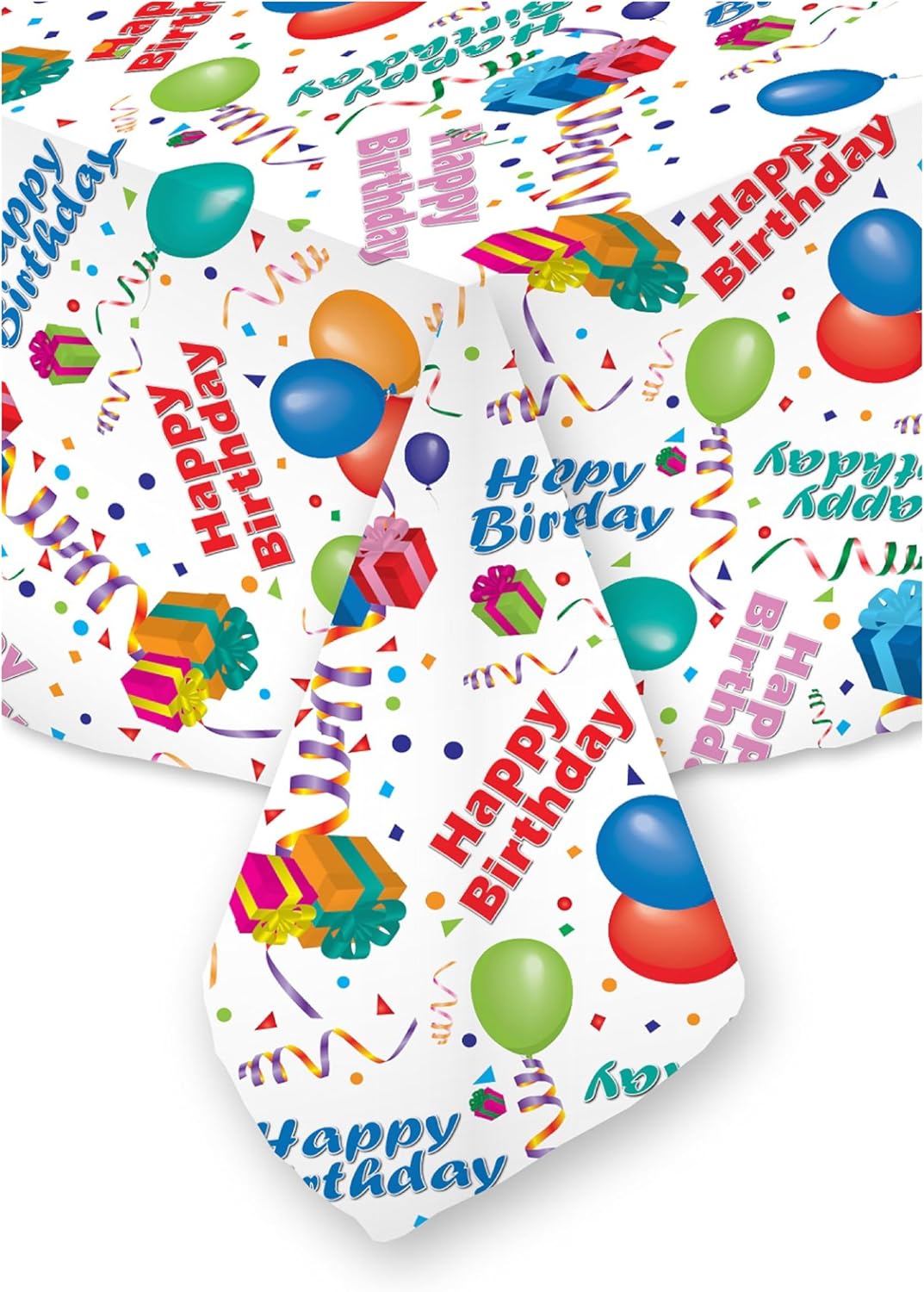 Happy Birthday Tablecloth - 70 x 108
