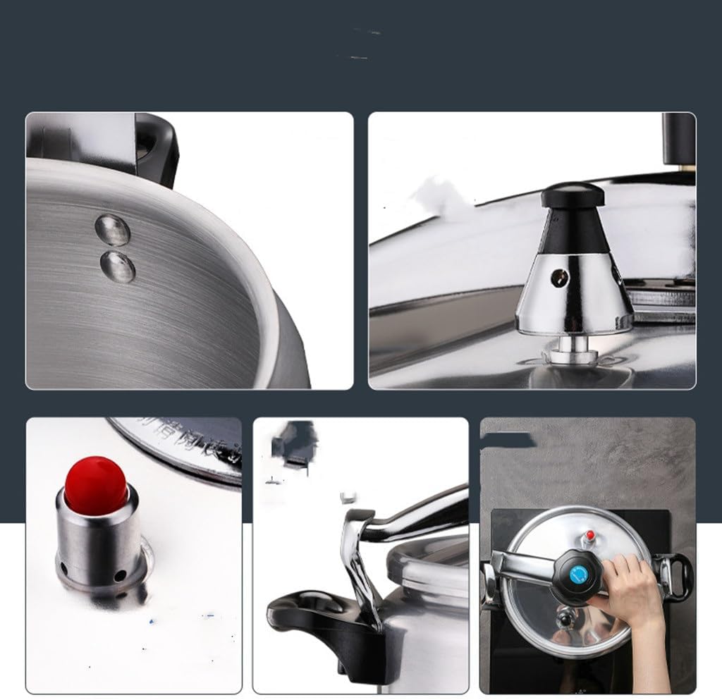 24cm Cooking Thick Large Capacity Mini Commercial Non-Stick Pan Domestic Pressure Cooker,A-Fits All