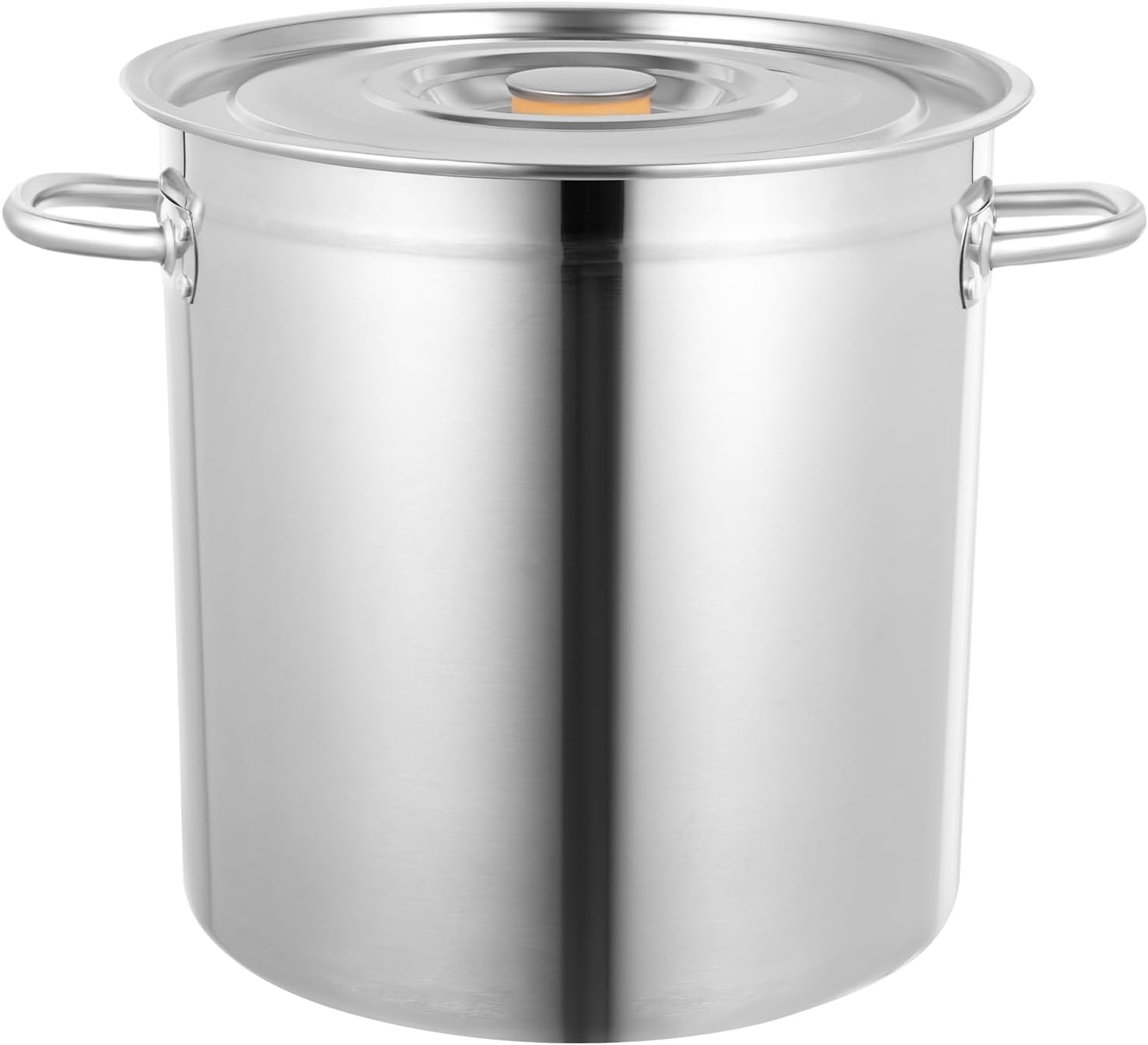 30 Quart Stainless Steel Stockpot - Deep Canning Pot, Multipurpose Saucepan & Soup Pot, Durable Induction Cookware for Cooking, Boiling, and Meal Prep