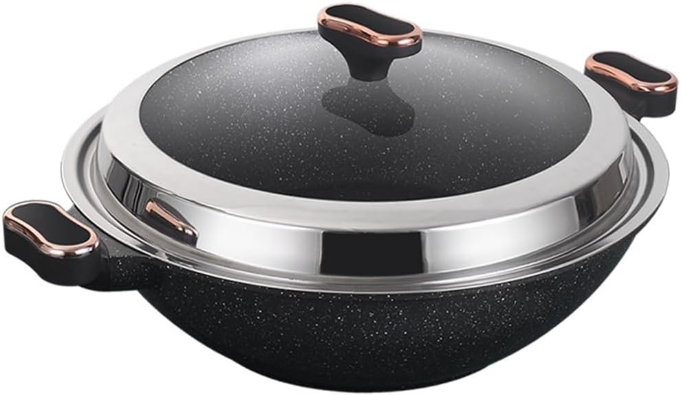 Large Frying Pan Non-stick Induction Cooker Household Ear Gas Stove Special-purpose