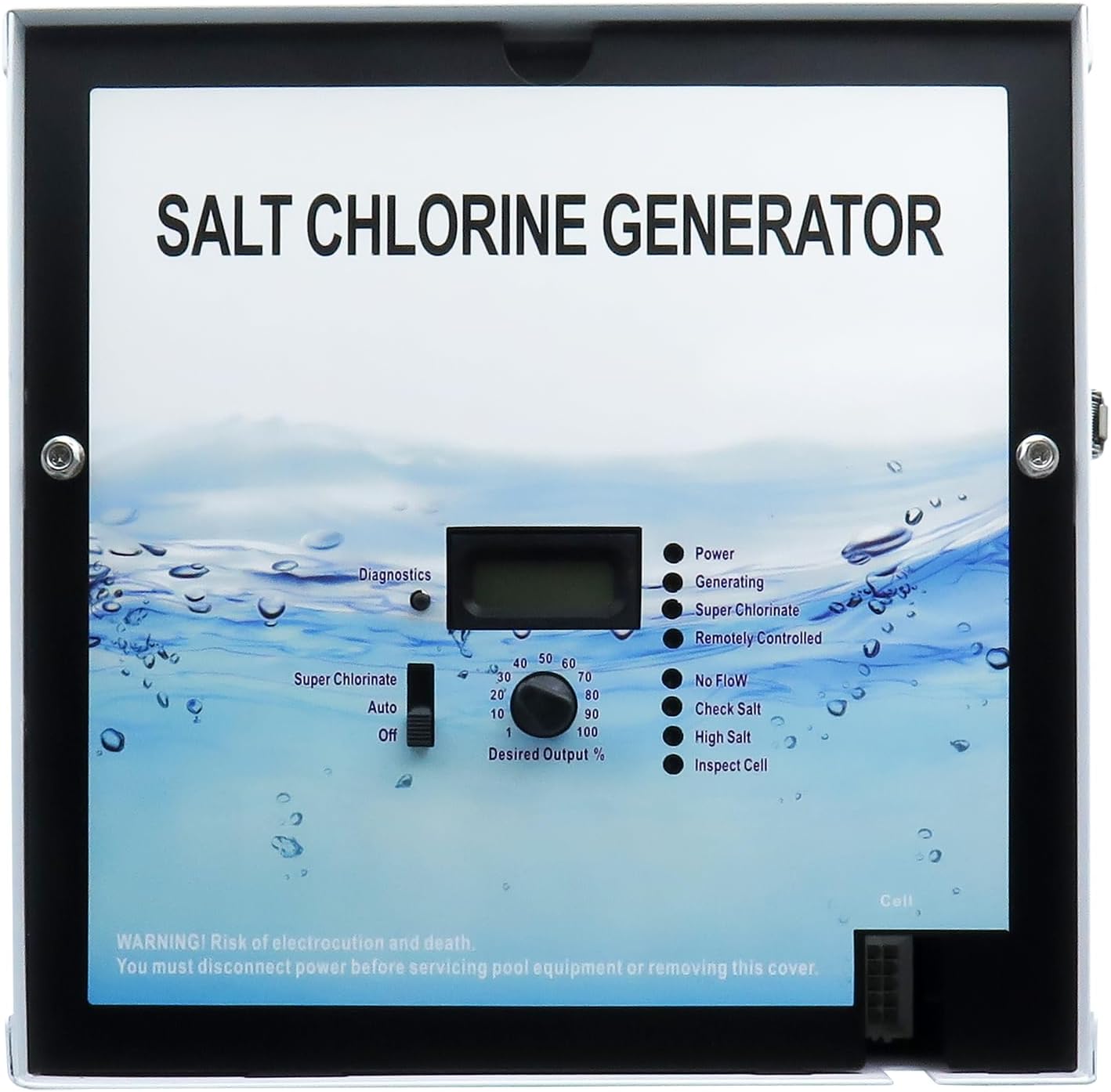 GLX-CTL-RITE Control Unit Replacement for Hayward AQR Goldline Aqua Rite Electronic Salt Chlorine Generator,Compatible with T-Cell-3,T-Cell-9 and T-CELL-15 Cell.