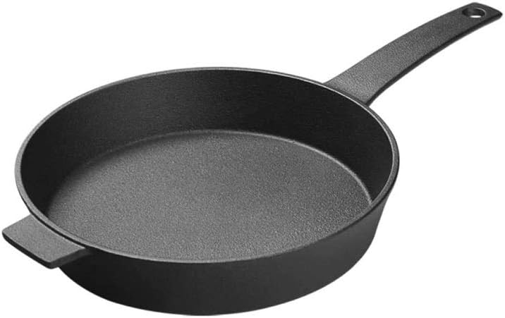 Cast Iron Pan Frying Pan Multi Purpose Pancake Skillet Steak Grill Pan Non Stick Cooking Pot Household Kitchen Cookware-One Color-26CM