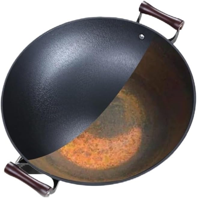 Iron Skillet Ear Frying Pan Household Uncoated Cast Irons Deepening