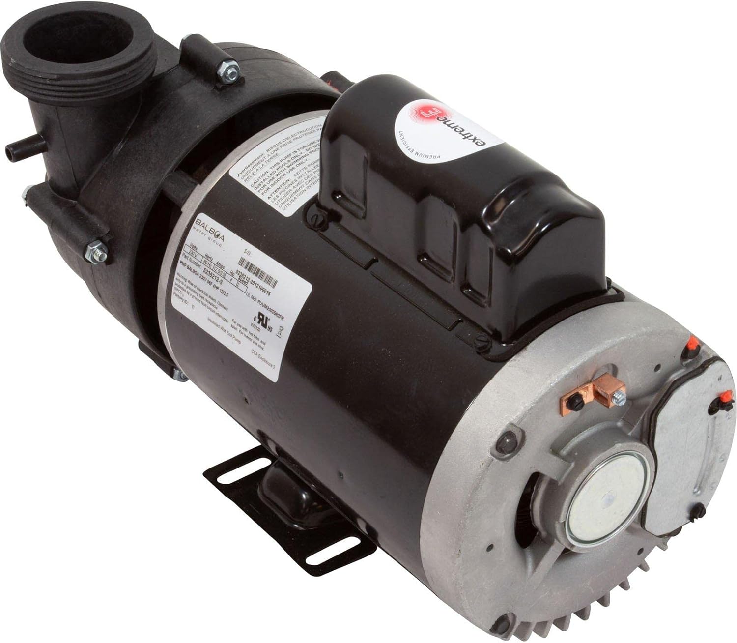 Balboa Spa Pump, BWG Vico Ultimax, 3.0HP, 230V, 2-Speed, 56-Frame, 2