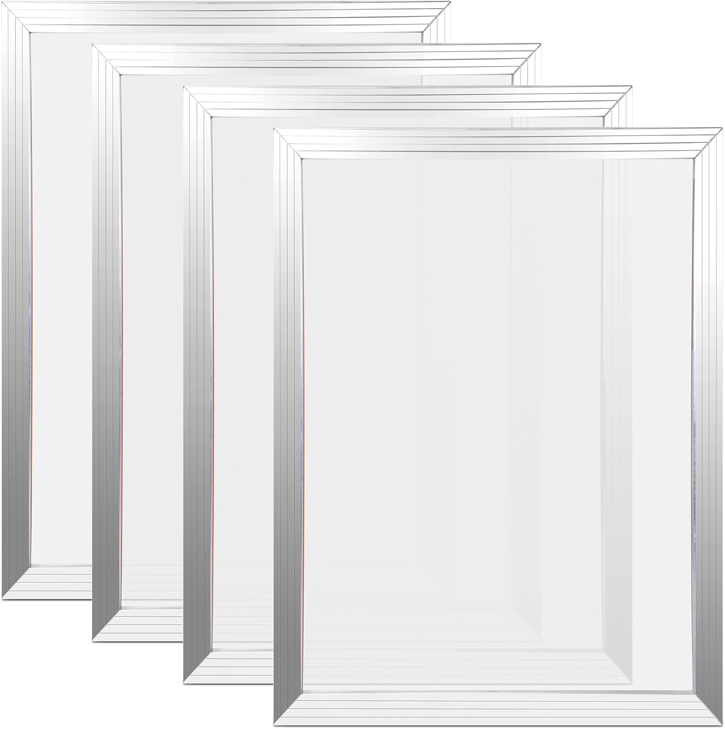 Caydo 4 Pieces 20 x 24 Inch Aluminum Silk Screen Printing Frames with 160 Mesh for Screen Printing