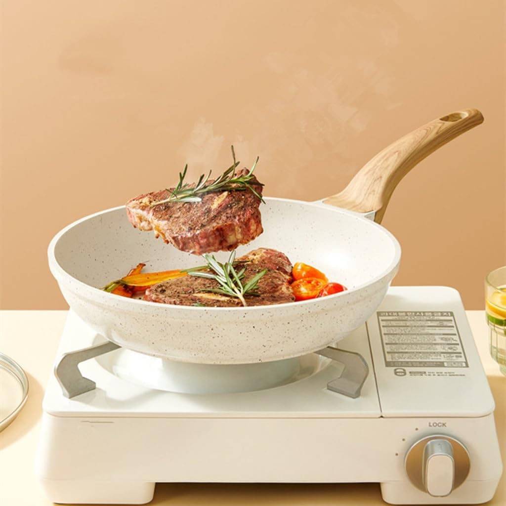 Non-stick Frying Pan Household Steak Less Lampblack Induction Cooker Gas Applicable