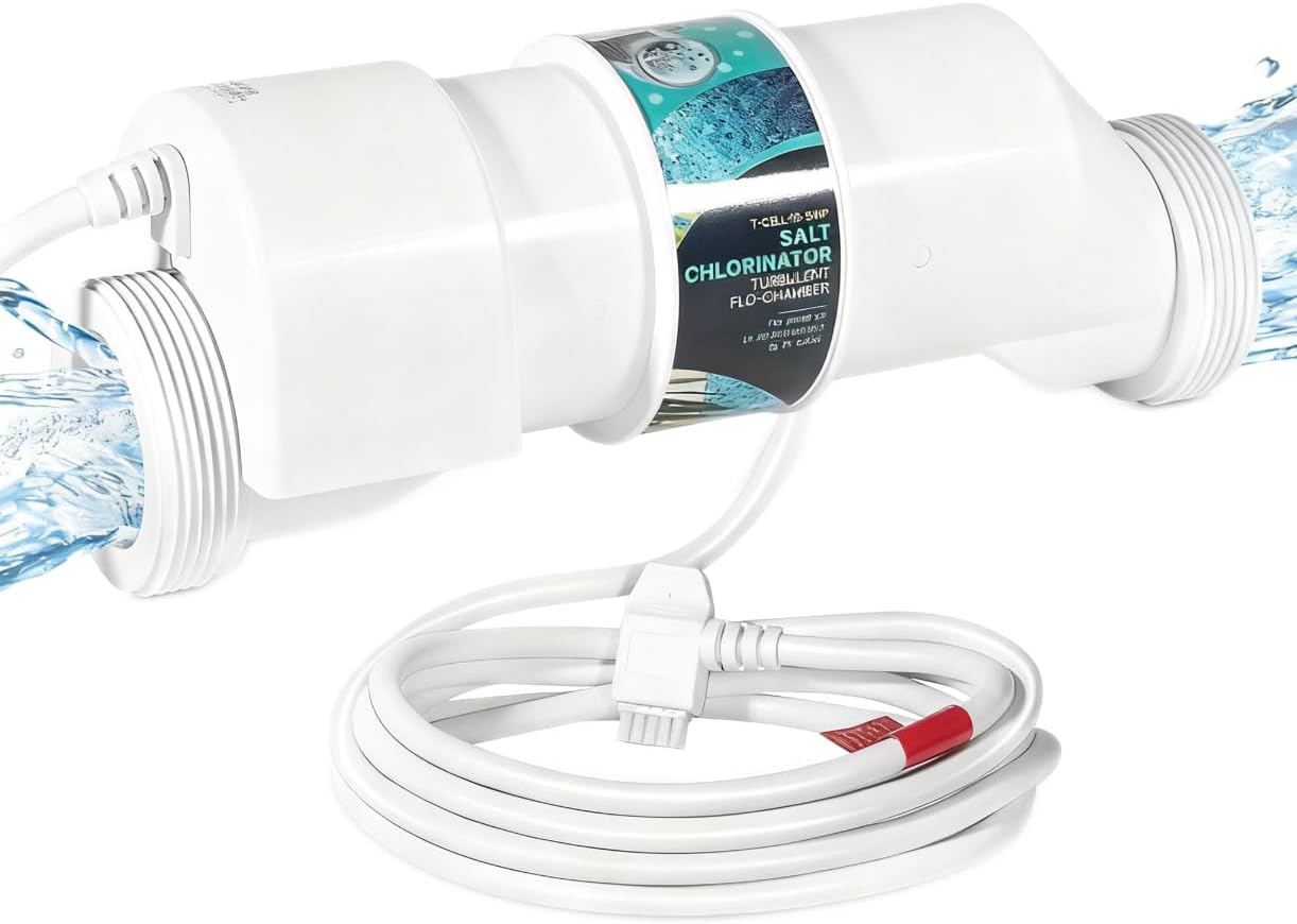 T-15 New Salt Cell Replacement TuneCrumph Suitable for Hayward AquaRite, AquaRite Pro, SwimPure Plus, up to 40,000 Gallons In-Ground, W3T-CELL-15, T-CELL-15-SWP, TCell 15, T-Cell 15