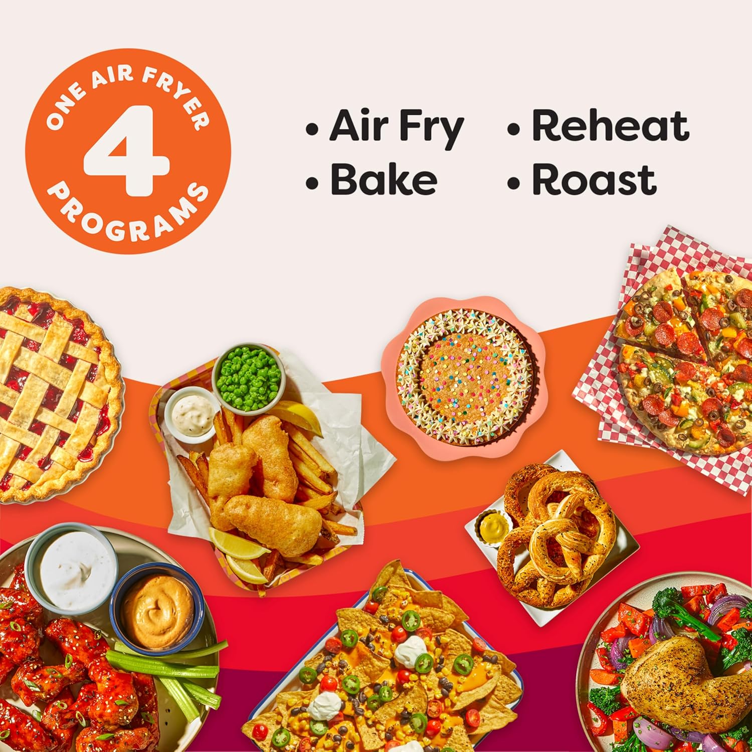 Instant Pot Vortex 6QT XL Air Fryer, 4-in-1 Functions that Crisps, Roasts, Reheats, Bakes for Quick Easy Meals, 100+ In-App Recipes, is Dishwasher-Safe, from the Makers of Instant Pot, Black