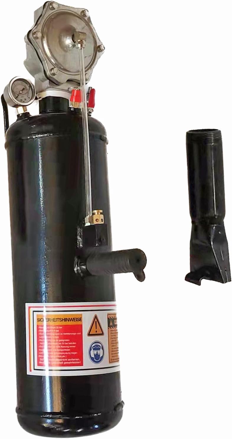 3 Gallon High Pressure Seating Tire Inflator, 116 PSI ATV Tractor Car Semi Truck Motorcycle Accessory, Heavy Duty Air Tire Bead Seater Blaster Tool, Wheel Trigger Tank with Pressure Gauge Handle