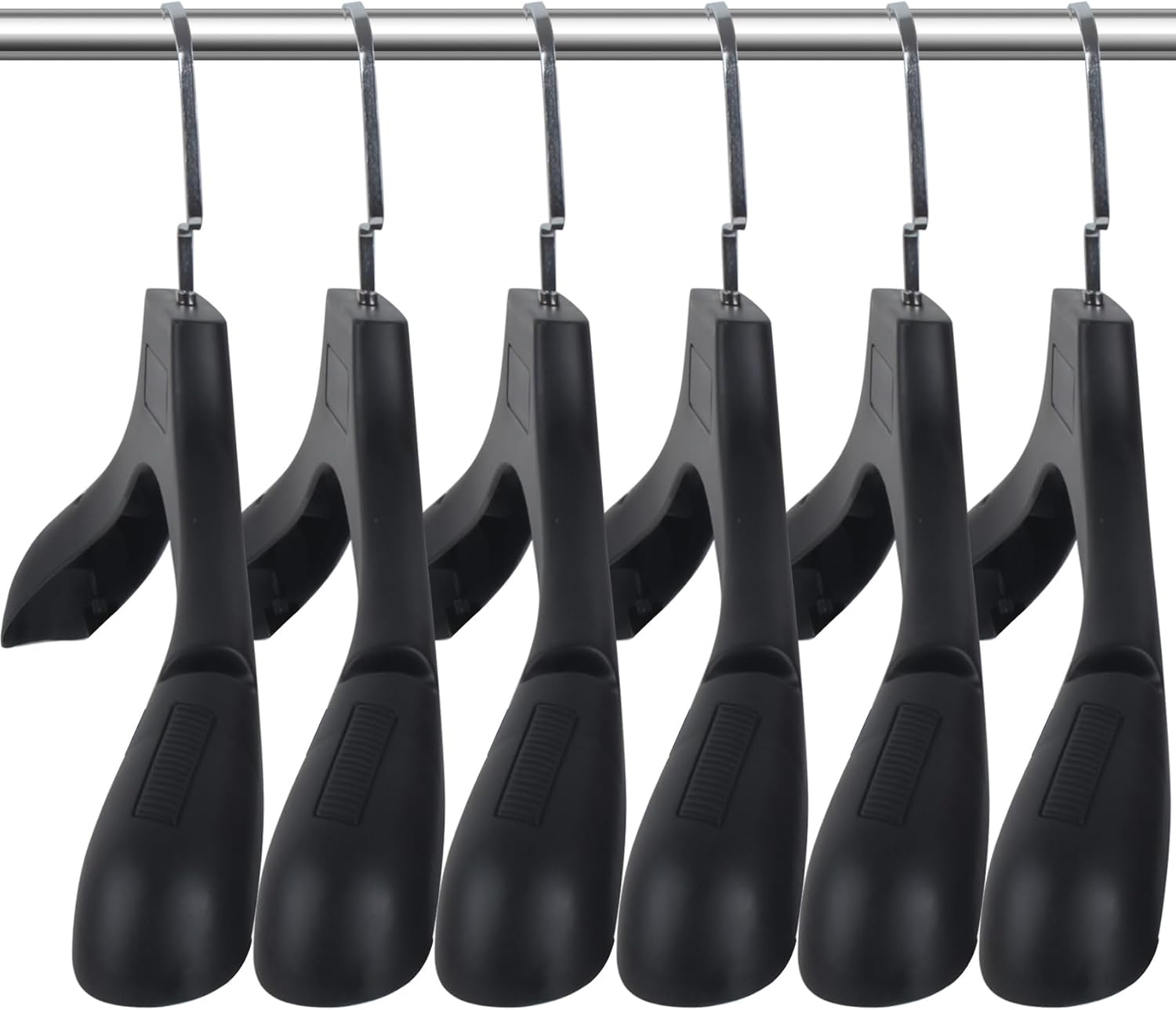 DEDU Suit Hangers for Men 100 Pack, Extra Wide Suit Hanger Non Slip Width 17.7