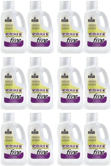 Natural Chemistry Scale Free, 2 Liter, Pack of 12, Phosphate Free Stain and Scale Prevention, Ideal for New Plaster Pools and Start-Ups
