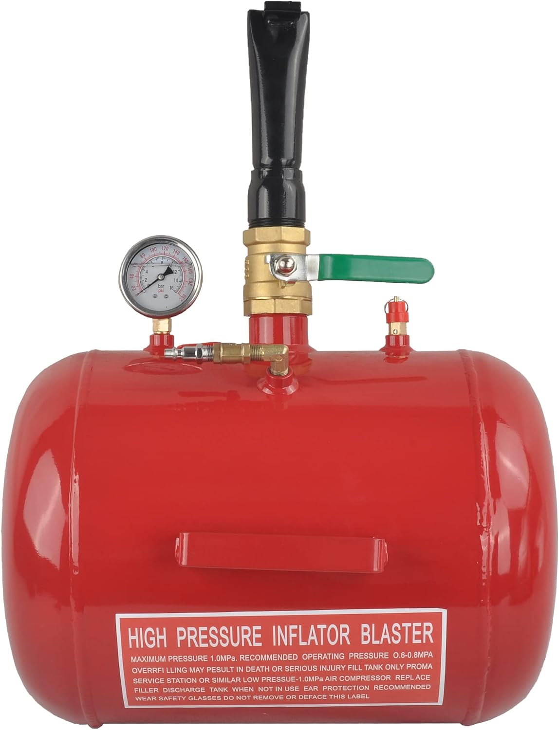 7.5 Gallon Vehicle Air Tire Bead Seater 145 PSI Blaster Tool Seating Inflator Truck ATV - Red