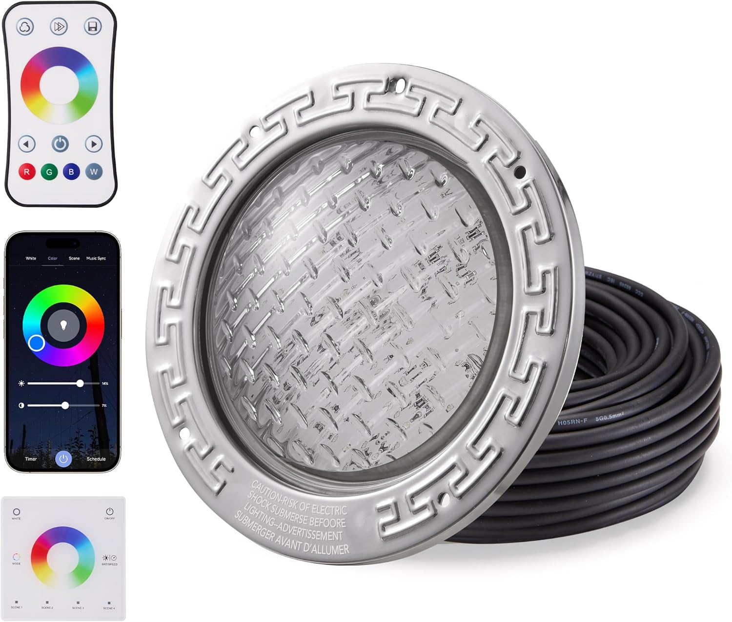 HQUA LUMORA 50W LED Pool Light for 10