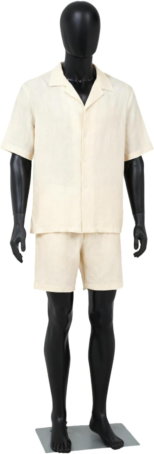 KINTNESS 73''H Male Mannequin Full Body - Torso Dress Form Mannequin Body Adjustable Detachable Manikin Full Body with Head Metal Base for Sewing, Clothing Store, Design Office (Male-B)