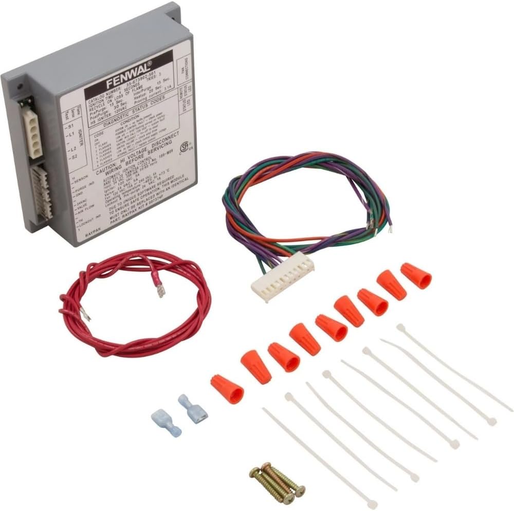 Raypak 007374F Ingition Control Module, 24V | Fits Models 992-2342, 1802, 2002, 2072 Hi-Delta & Commercial Pool Heaters