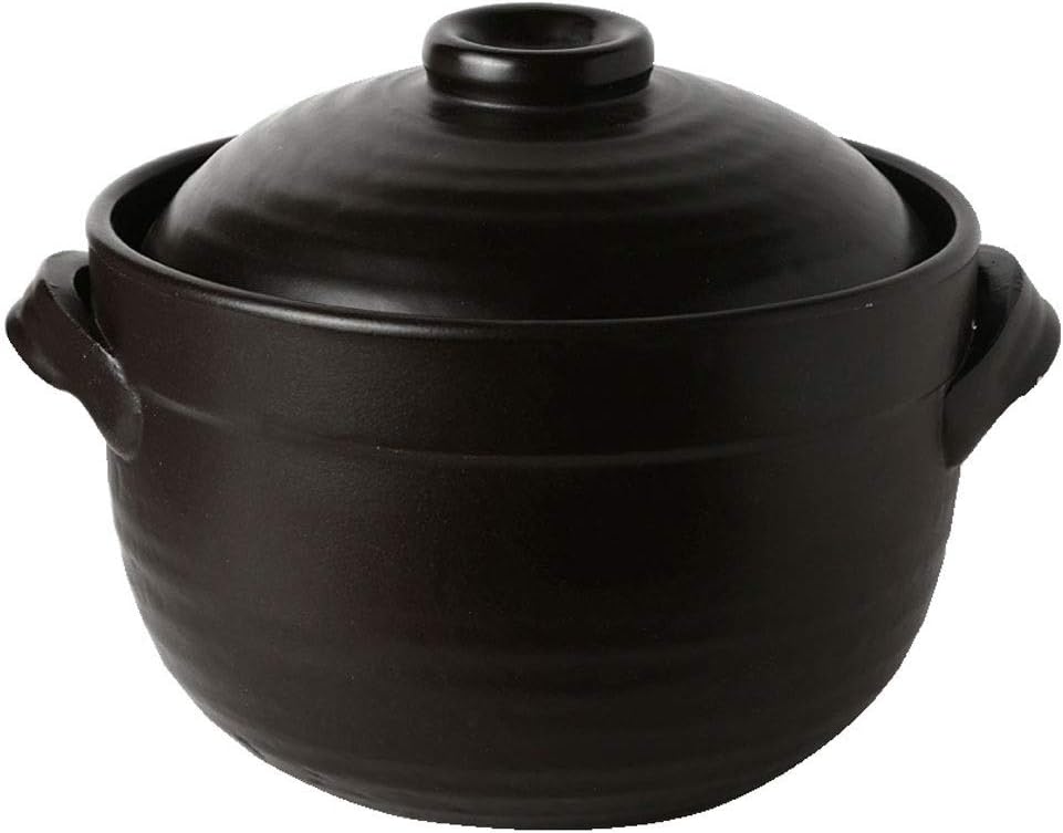 Retro old person fast cooked small clay pot rice cooker casseroles two cover stoneware pan saucepan mini soup milk