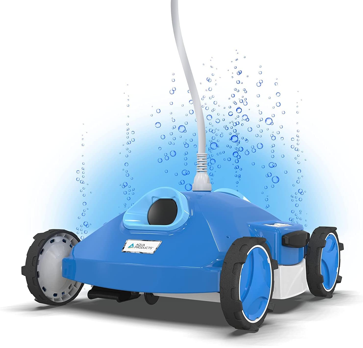 Aqua Products Dash AG Jet Automatic Robotic Pool Cleaner for Above-Ground Pools up to 30ft, Strong JetBlast Technology w/ Dual Debris Bags