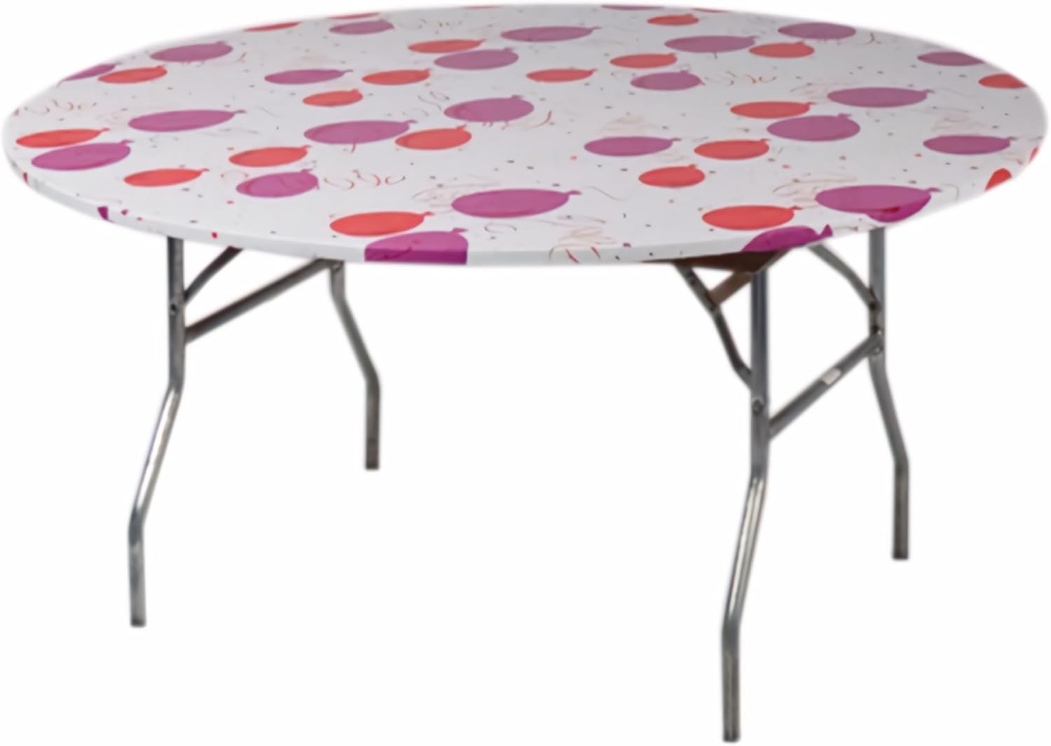 Kwik-Covers 10 Pack of Round Plastic Table Covers - 60