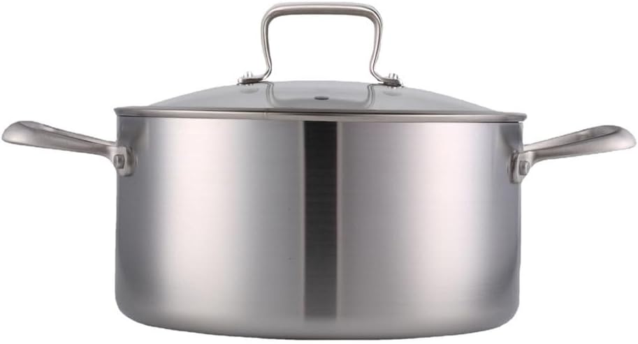 Soup pot household three-layer steel thick steaming noodles porridge stainless