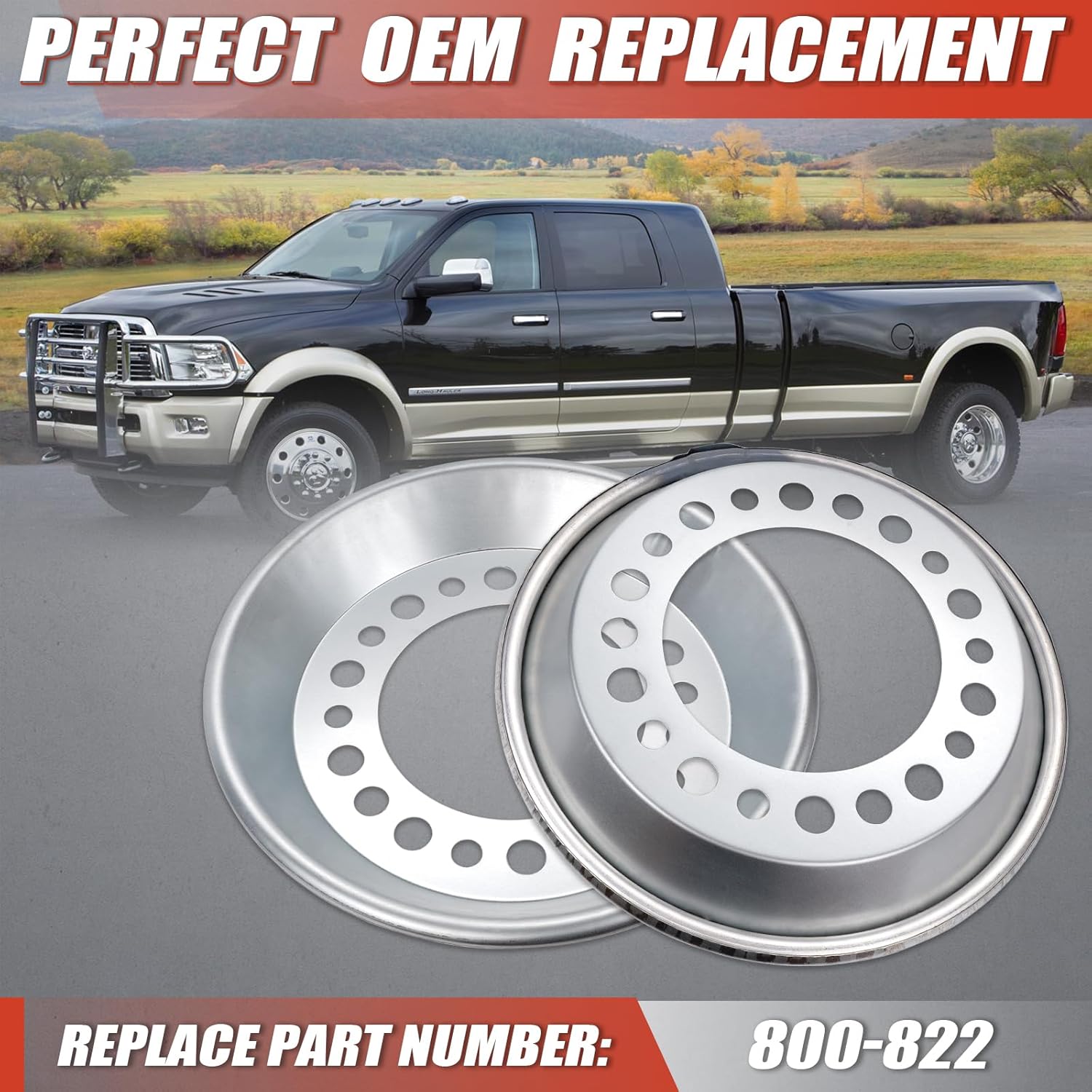 800-822 Wheel Balancers Compatible with Heavy Duty Trucks 22.5-24.5-inch Steer Wheel Automatic Balancers Fitting 2PCS (800-822)