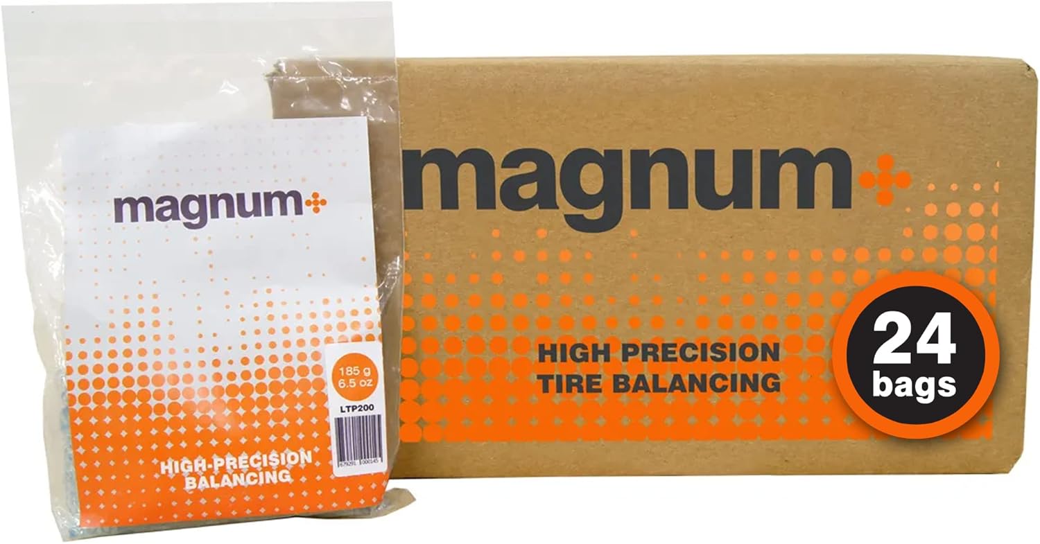 Martins Industries LTP200 Magnum+ Tire Balancing Beads, Case 24 Bags, 6.5oz/185g, TPMS Compatible