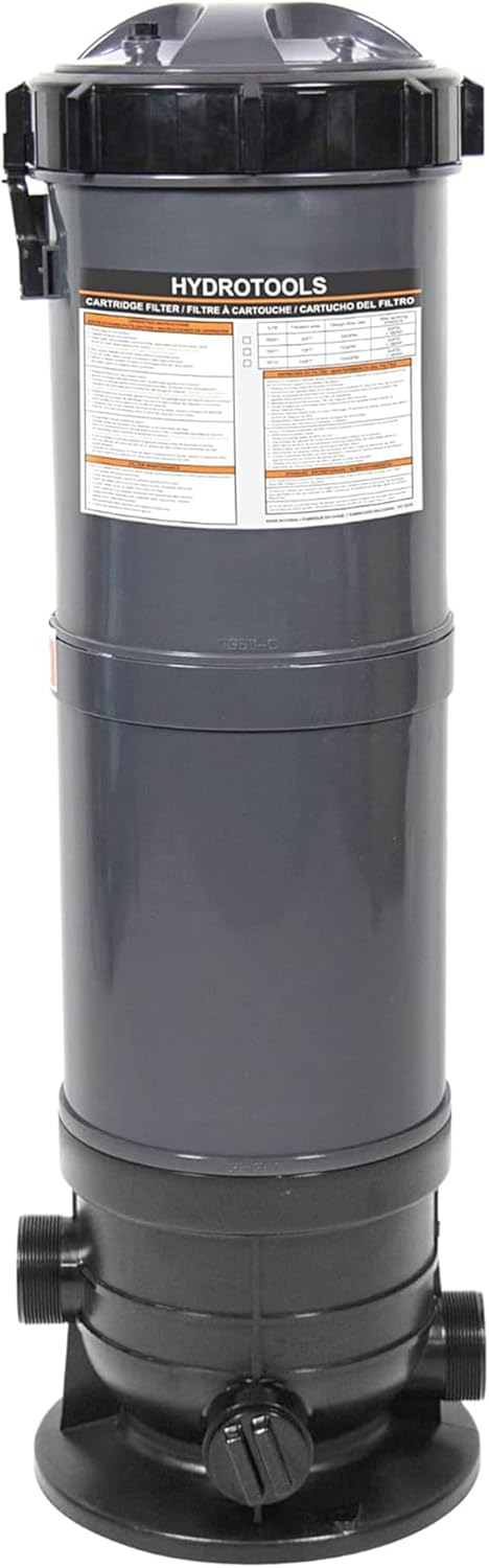 SWIMLINE HYDROTOOLS Above-Ground Pool Cartridge Tank & Replacement Filter Element - 100 Sq. Ft. High-Performance Filtration Sure-Flo System, Pump or Base Not Included