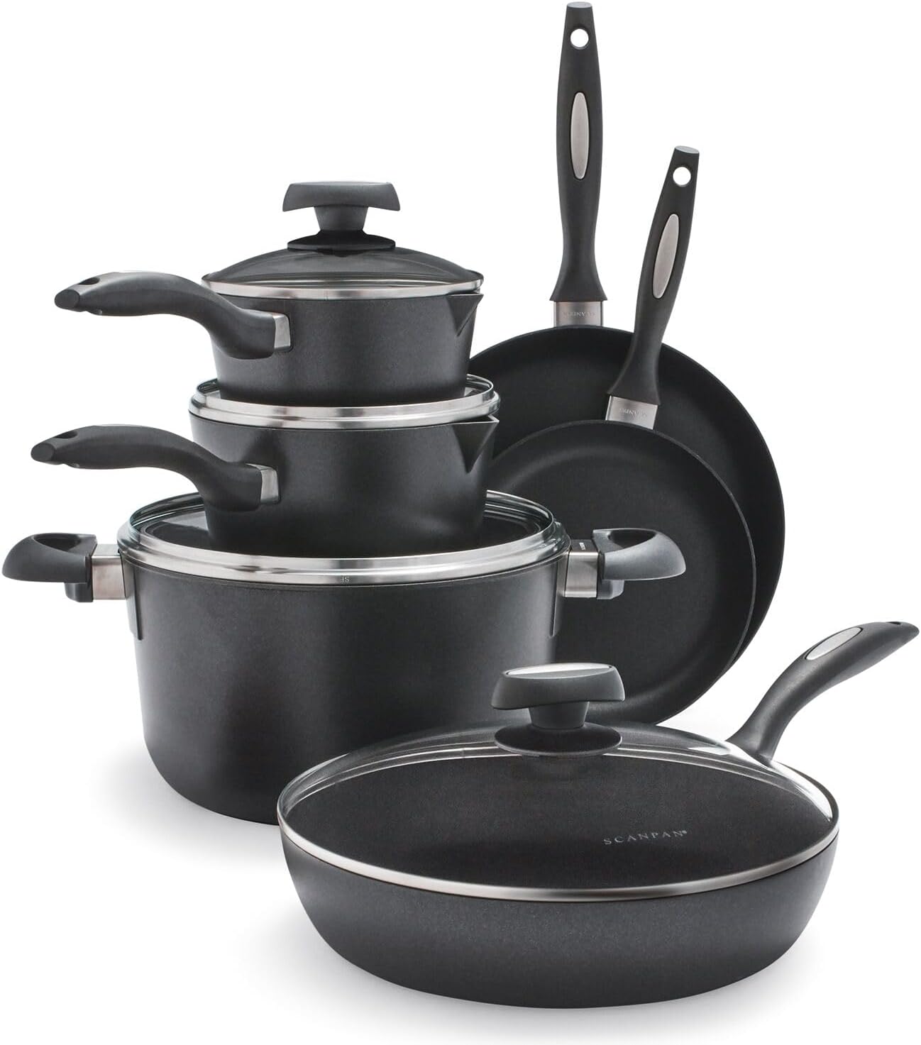 Scanpan ES5 10-Piece Set, Black