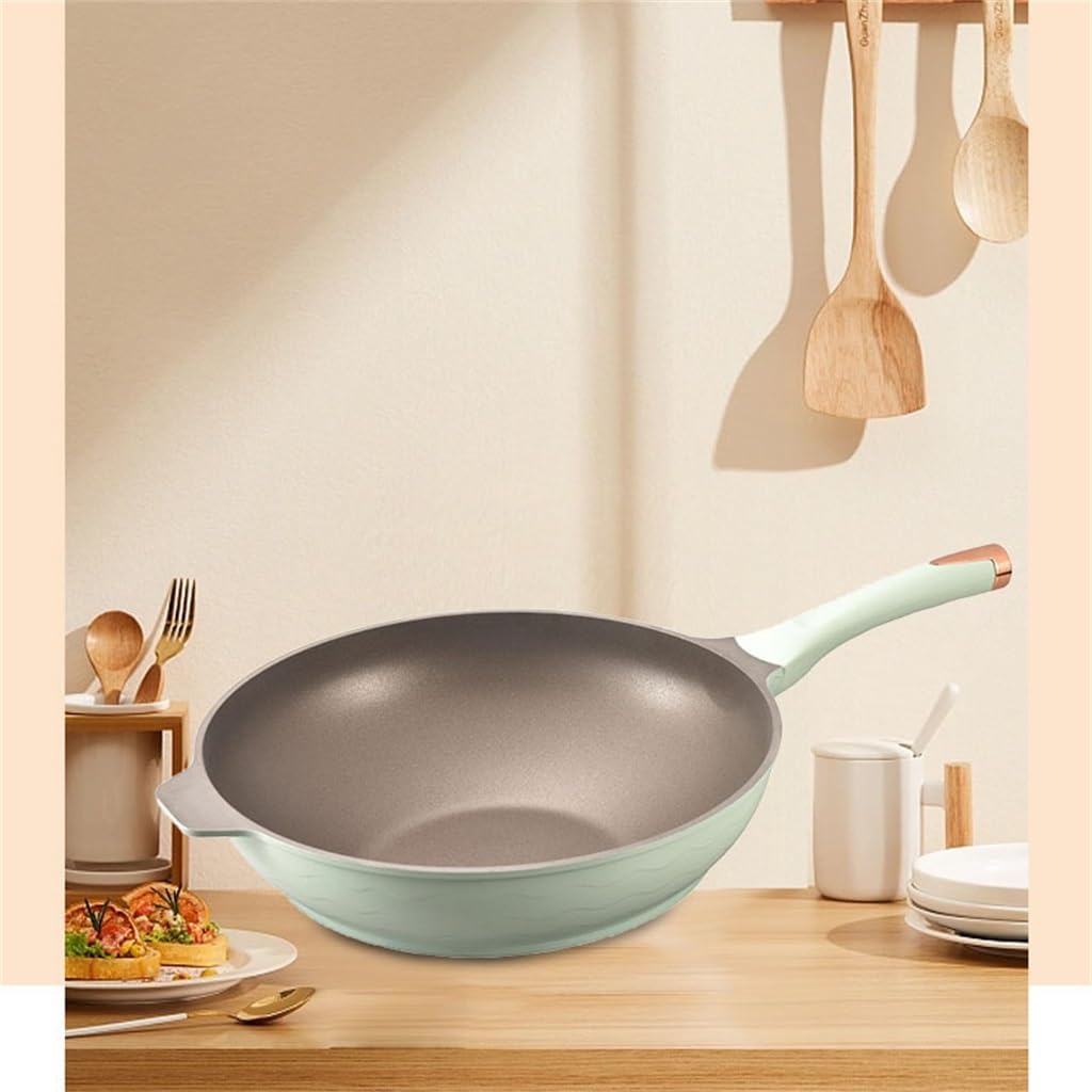 Household Kitchen Uncoated Pot Multi-functional Clay Non-stick Micro Cooker with Steamer Wok