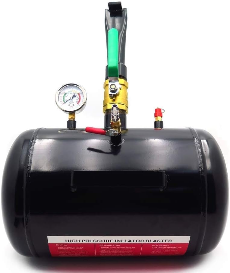 SMT- 7.5 Gallon Vehicle Air Tire Bead Seater Blaster Tool Seating Inflator Truck ATV 145PSI [P/N: ET-CAR-TIRE005-7.5G-RED]