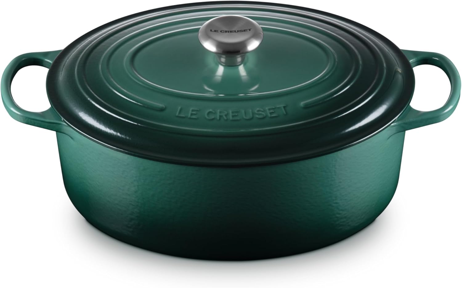 Le Creuset Enameled Cast Iron Signature Oval Dutch Oven, 6.75 qt., Marble