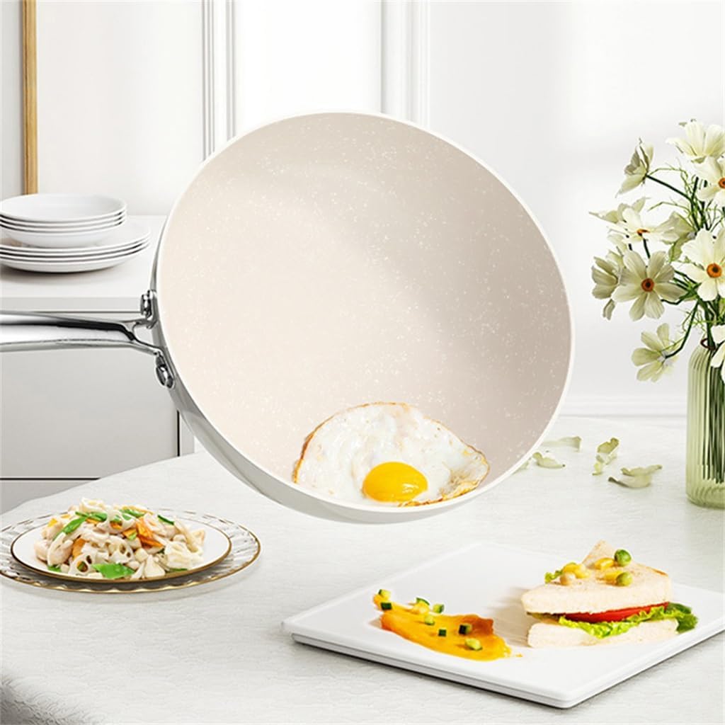 Ceramic Wok Non-stick Wheat And Rice Stone Pan Utensils