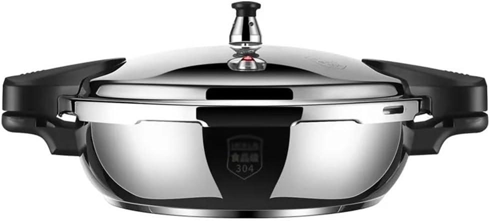 Stainless Steel Pressure Cooker 1.8L Outdoor Quick Cooking Pot for Induction Cooktop Ceramic Stove Gas,White-Fruit peach5-0.1 Quarts