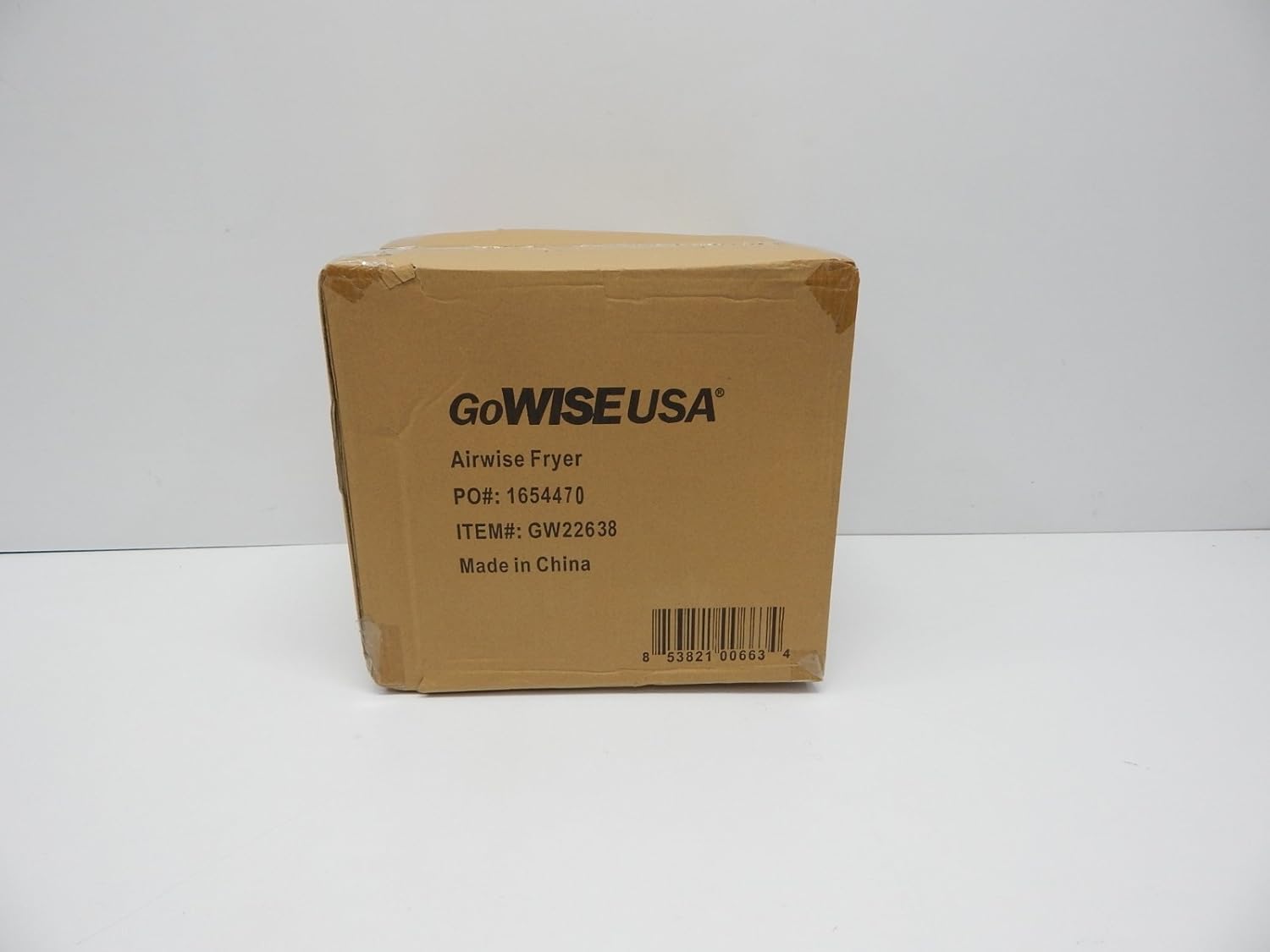 GoWISE USA 3.7-Quart Programmable Air Fryer with 8 Cook Presets, GW22638 - Black